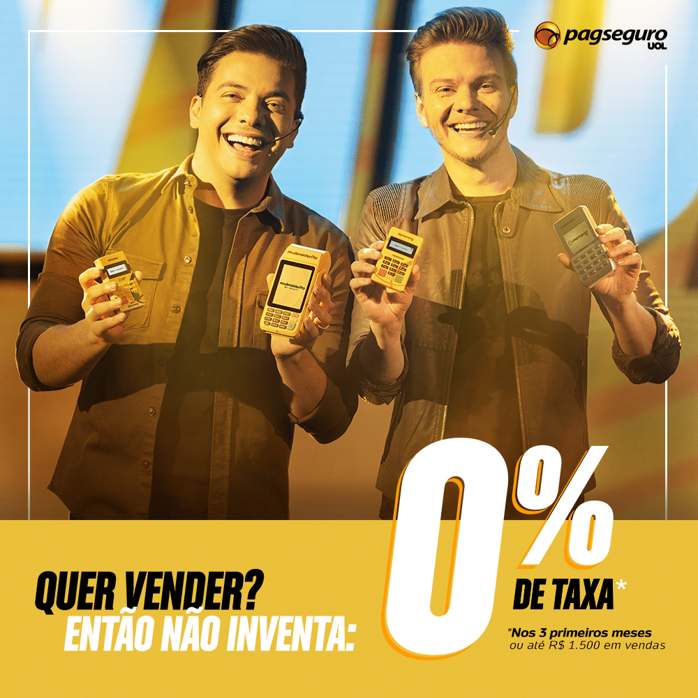 promoção pagseguro taxa 0%